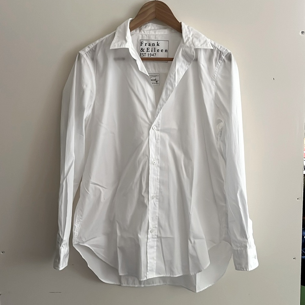 Frank & Eileen Frank shirt in Superfine white BNWOT